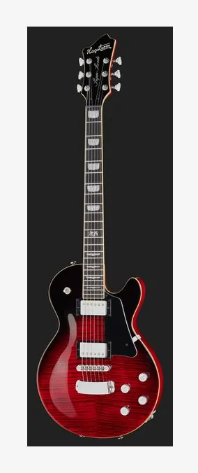 Hagstrom Super Swede Dark Storm sfotografowana frontalnie