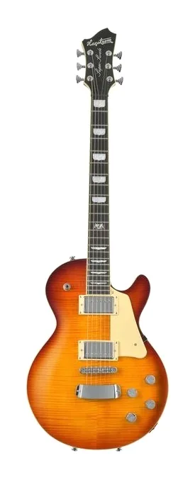 Hagstrom Super Swede XSOP ujęta od przodu na neutralnym tle