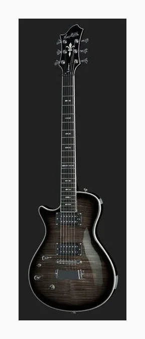 Hagstrom Ultra Swede CBB LH, główka z kluczami i logo