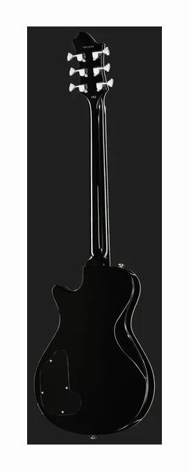 Hagstrom Ultra Swede Mystique Burst, główka z kluczami i logo