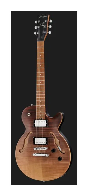 Harley Benton Aeolus Frost Flame w/Bag z bliska od przodu