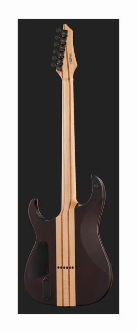 Harley Benton Amarok-6 BKRD Quilted Burst, linie korpusu z góry