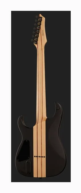 Harley Benton Amarok-7 BKNT Flame Burst, tył korpusu