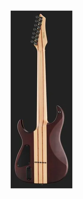 Harley Benton Amarok-7 BKRD Quilted Burst, gryf i podstrunnica z boku