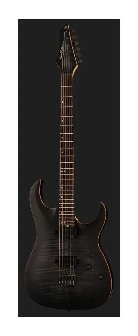 Harley Benton Amarok-BT BKNT Flame Burst, przetworniki i gałki regulacji