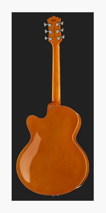 Harley Benton BigTone Vintage Orange w/Case, główka z kluczami i logo