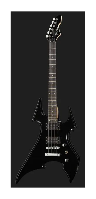 Harley Benton BS-20BK Rock Series w/Bag ujęta od przodu na neutralnym tle