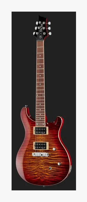Harley Benton CST-24 Paradise Flame w/Case, profil boczny korpusu