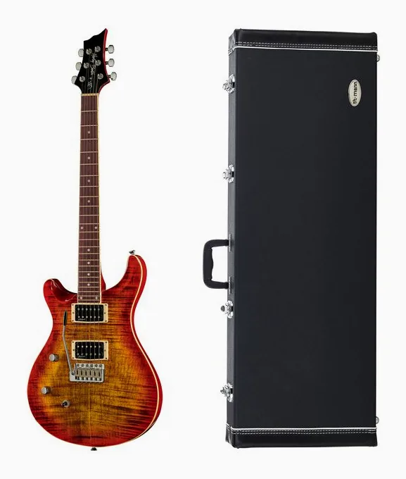 Harley Benton CST-24T LH Paradise Fla w/Case widziana od przodu