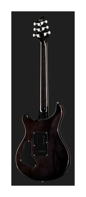 Harley Benton CST-24T Black Flame, korpus i lakier z bliska