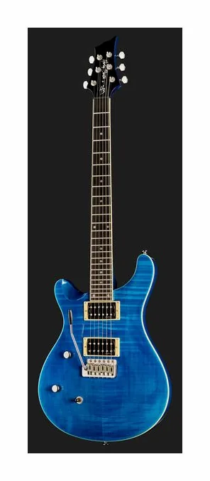 Harley Benton CST-24T LH Ocean Flame, tył korpusu