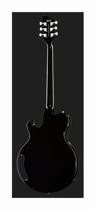 Harley Benton Custom Line N.-Steel w/Bag widziana od przodu
