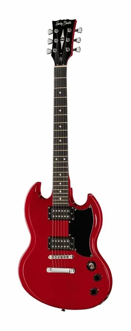 Harley Benton DC-200 CH Student Series sfotografowana frontalnie