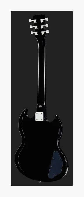 Harley Benton DC-200LH BK Student Series, gryf i podstrunnica z boku