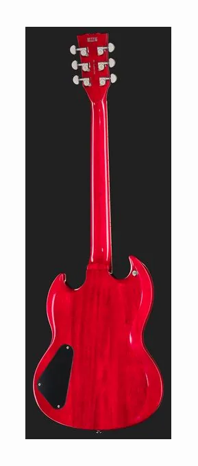 Harley Benton DC-Custom II Cherry, profil boczny korpusu