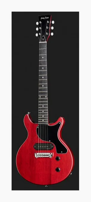 Harley Benton DC-Junior FAT Faded Cherry, mostek i klucze strojcze