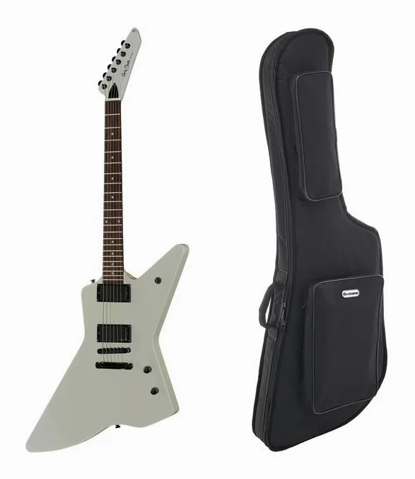 Harley Benton EX-84 Modern EMG VW w/Bag widziana od przodu