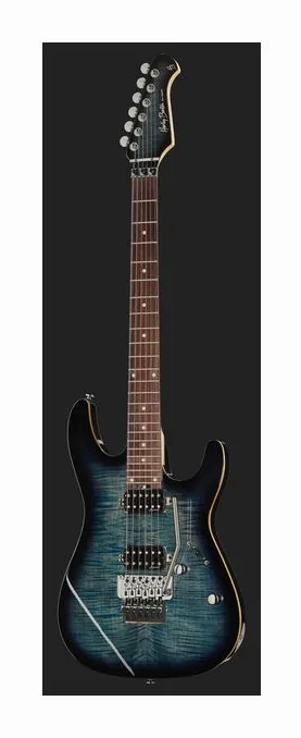 Harley Benton Fusion-III HH FR EB FBLB, tył korpusu