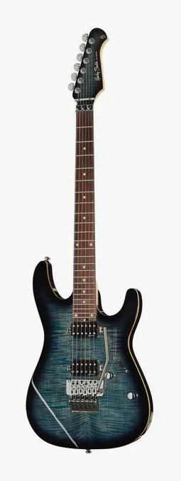 Harley Benton Fusion-III HH FR EB FBLB widziana od przodu