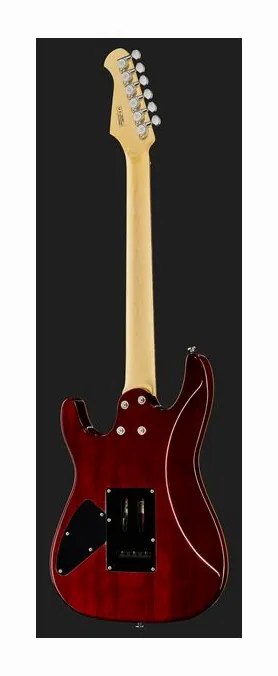Harley Benton Fusion-III HH EB OCT w/Bag, przełącznik przetworników i gniazdo wyjściowe