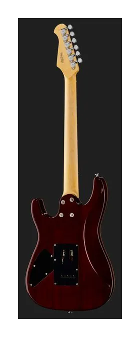 Harley Benton Fusion-III HH EB BK, przełącznik przetworników i gniazdo wyjściowe
