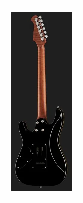 Harley Benton Fusion-III HSS Roasted FBB, profil boczny korpusu