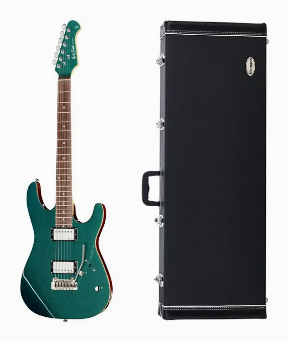 Harley Benton Fusion-III HH EB OCT w/Case widziana od przodu