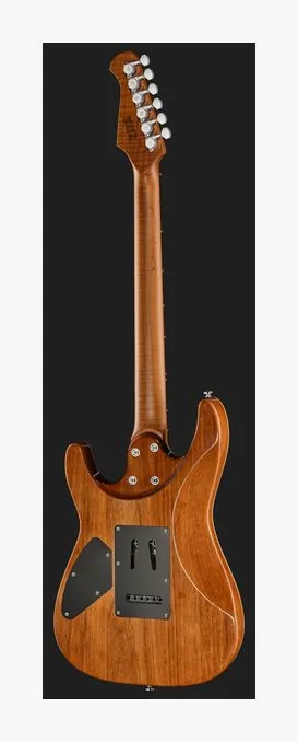 Harley Benton Fusion-IV HH RW JM, korpus i lakier z bliska