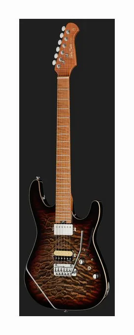 Harley Benton Fusion-IV HH MN QDG, gryf i podstrunnica z boku