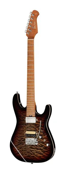 Harley Benton Fusion-IV HH MN QDG sfotografowana frontalnie