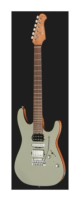 Harley Benton Fusion-IV HSH RW SGR, prog zerowy i pierwsze pozycje na gryfie