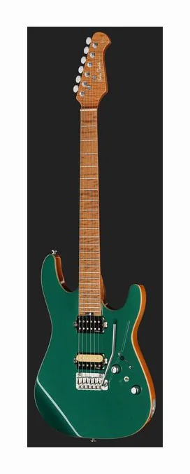 Harley Benton Fusion-IV HH MN OTC, korpus i lakier z bliska