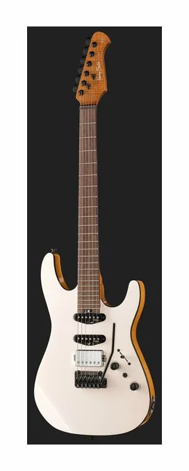 Harley Benton Fusion-IV HSS RW WM, główka z kluczami i logo