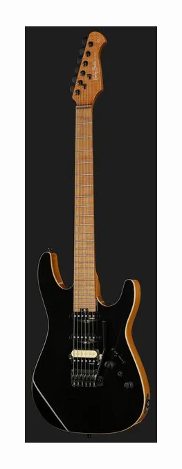 Harley Benton Fusion-IV HSS MN BM, korpus i lakier z bliska