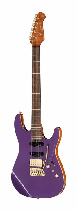 Harley Benton Fusion-IV HSS RW PM widziana od przodu