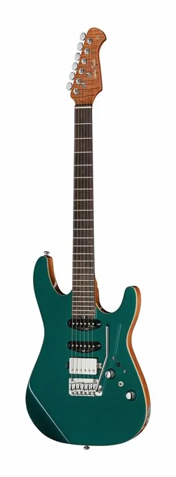 Harley Benton Fusion-IV HSS RW OTC z bliska od przodu