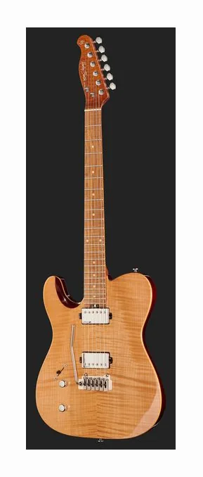 Harley Benton Fusion-T HH LH Roasted FNT, tył korpusu