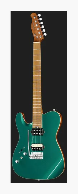Harley Benton Fusion-T II HH LH MN OTC, linie korpusu z góry