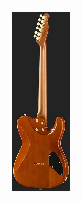 Harley Benton Fusion-T II HH LH RW HT FBB, profil boczny korpusu