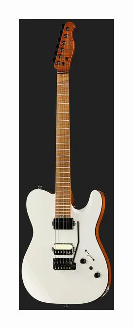 Harley Benton Fusion-T II HH MN WM, linie korpusu z góry
