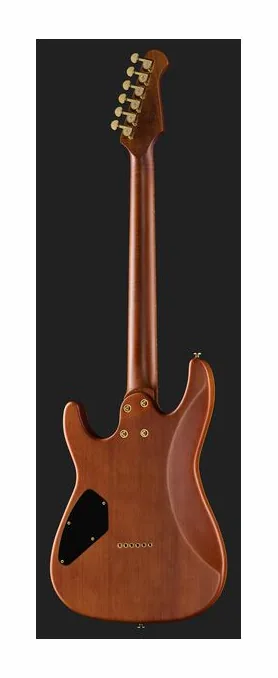 Harley Benton Guitar MAX Fusion Signature WN, linie korpusu z góry