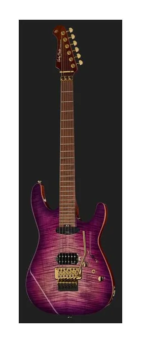 Harley Benton Guitar MAX Fusion Signa w/Case, korpus i lakier z bliska