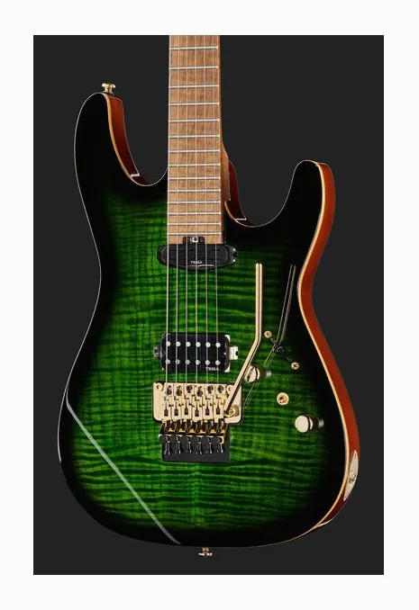 Harley Benton Guitar MAX Fusion Signa w/Bag, korpus i lakier z bliska