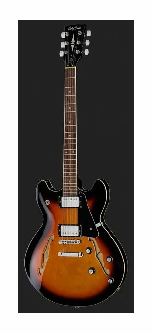 Harley Benton HB-35 VB Vintage Series, korpus i lakier z bliska