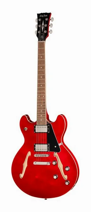 Harley Benton HB-35 CH Vintage Series sfotografowana frontalnie