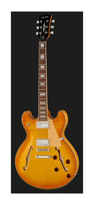 Harley Benton HB-35Plus Lemon, profil boczny korpusu