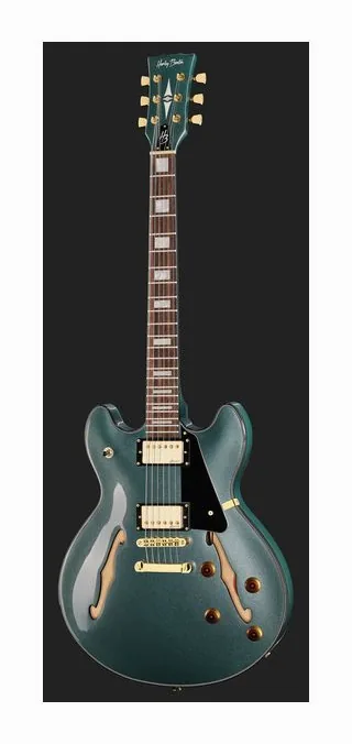Harley Benton HB-35Plus Gun Metal Blue w/Bag, tył korpusu