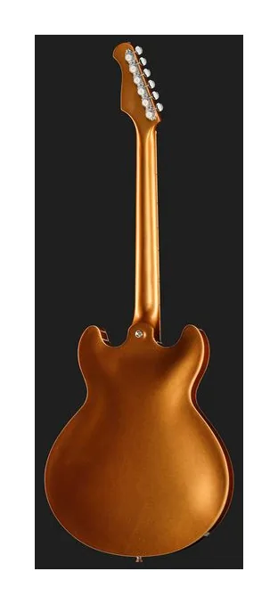 Harley Benton HB-35TL Tesla Golden Mist, korpus i lakier z bliska