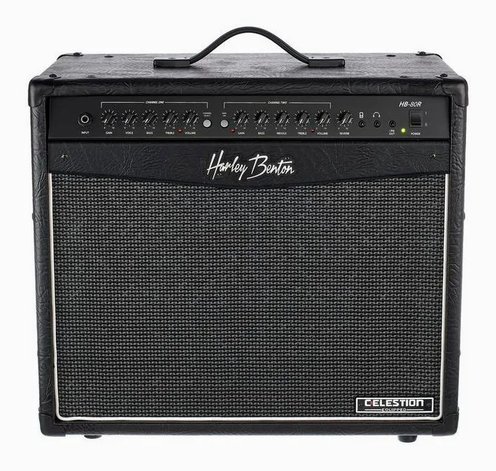 Harley Benton HB-80R Celestion, gałki i przełącznik kanałów