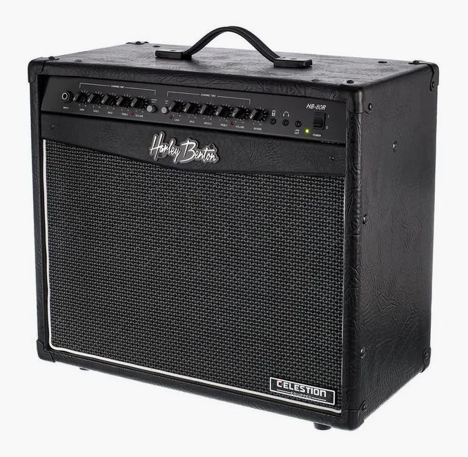 Harley Benton HB-80R Celestion sfotografowana frontalnie